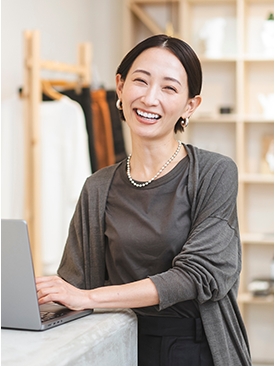 売場づくりの様子